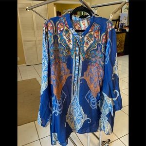 Johnny Was Fabulous Long sleeved Blouse